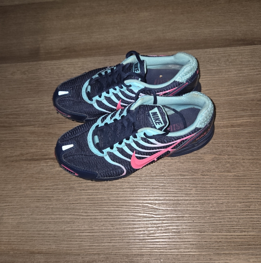 Nike Air Max Torch 4 Midnight Navy Pink Blast Athletic Shoes Womens 8.5